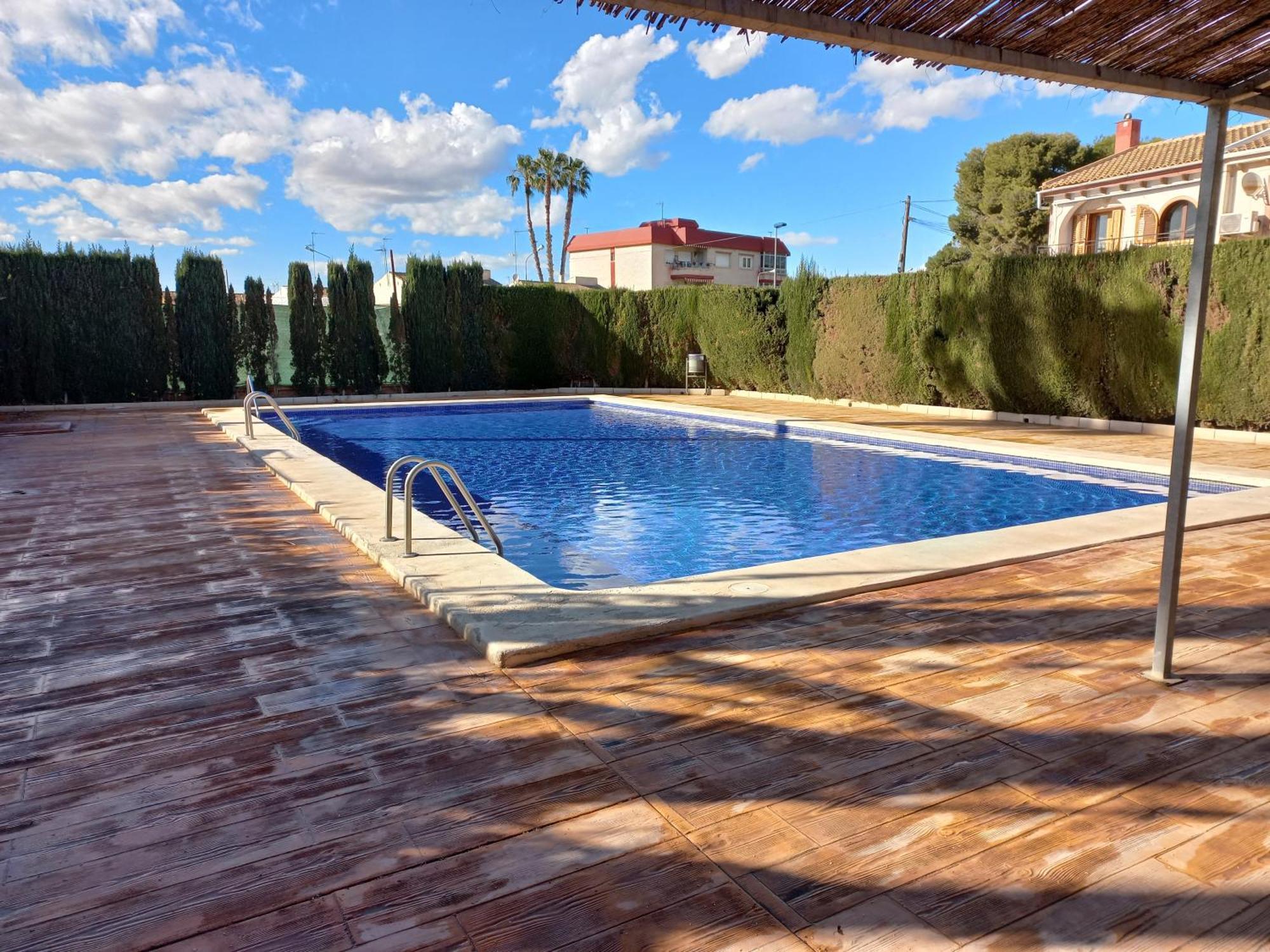 Appartement Proche Mer Avec Piscine Santiago De La Ribera Bagian luar foto
